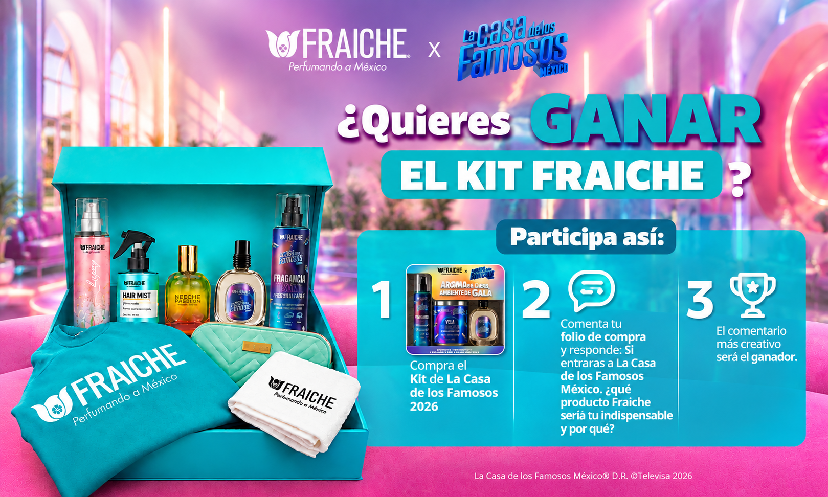 Gana el Kit de Habitante de La Casa de los Famosos México
